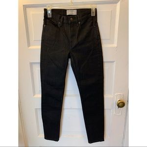 Everlane High Rise Skinny Black Jeans